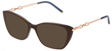 Mulberry VML225 sunglasses in Shiny Multilayer Brown