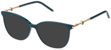 Mulberry VML247 sunglasses in Shiny Full Blue