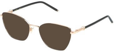 Mulberry VML274 sunglasses in Shiny Copper Gold/Black