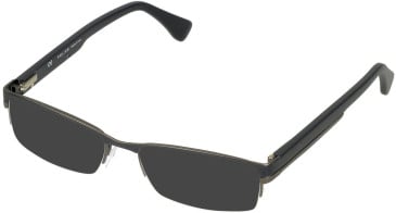 Police V8906N sunglasses in Matt Antique Indigo Blue