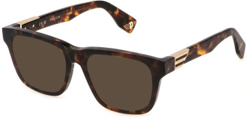 Police VPLN29-52 sunglasses in Dark Havana