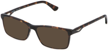 Police VPLN82-57 sunglasses in Dark Havana