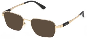 Police VPLP16 sunglasses in Shiny Total Rose Gold