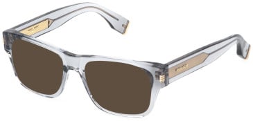 Police VPLP19 sunglasses in Transparent Grey