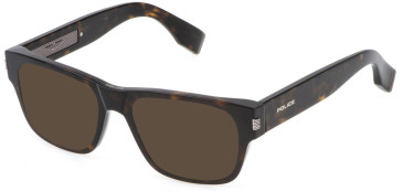 Police VPLP19 sunglasses in Shiny Dark Havana