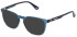 Police VPLQ67 sunglasses in Clear Blue
