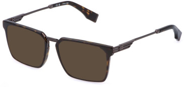Police VPLQ77 sunglasses in Tortoise/Gold