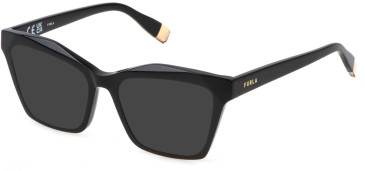Furla VFU767 sunglasses in Shiny Black