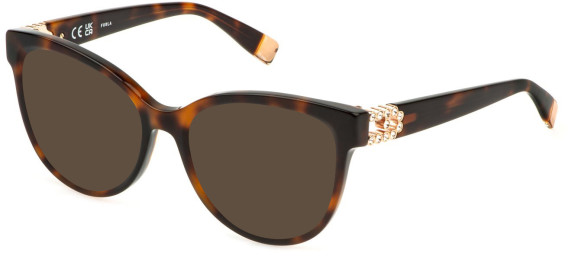 Furla VFU864S sunglasses in Shiny Dark Havana