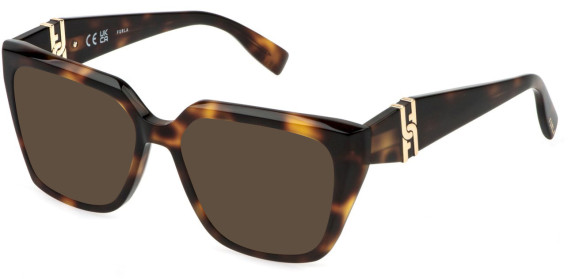 Furla VFU866 sunglasses in Shiny Dark Havana