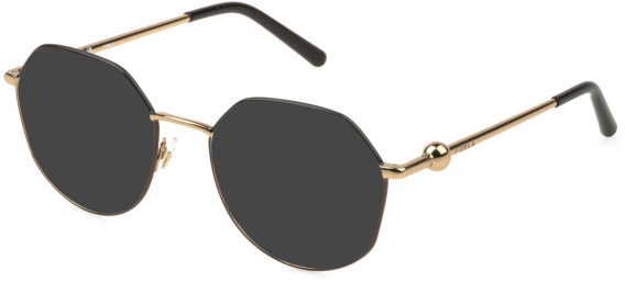 Furla VFU870 sunglasses in Shiny Rose Gold/Brown