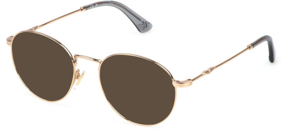 Police VPLP07 sunglasses in Shiny Total Rose Gold