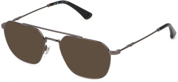 Police VPLP08 sunglasses in Total Shiny Gun
