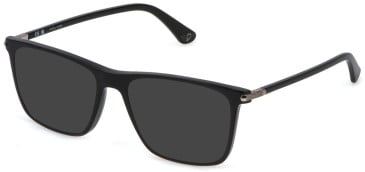 Police VPLP12-53 sunglasses in Shiny Black