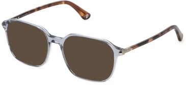 Police VPLP13-53 sunglasses in Transparent Grey