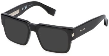 Police VPLP18 sunglasses in Shiny Black