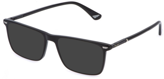 Police VPLQ68-52 sunglasses in Shiny Black