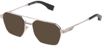 Police VPLQ76-56 sunglasses in Shiny Full Palladium