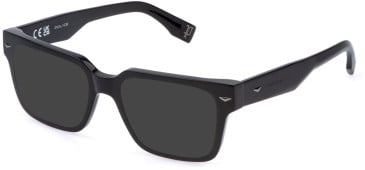 Police VPLQ73 sunglasses in Shiny Black
