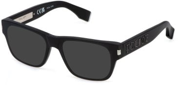 Police VPLP19E sunglasses in Matt Sandblasted Black