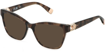 Furla VFU865S sunglasses in Brown/Honey Havana
