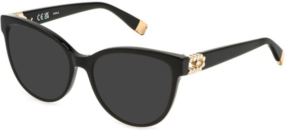 Furla VFU864S sunglasses in Shiny Black