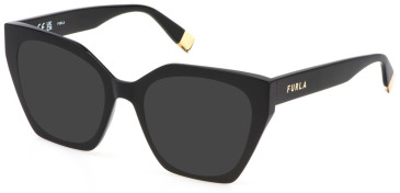 Furla VFU824 sunglasses in Shiny Black