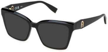 Furla VFU823 sunglasses in Shiny Black