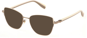 Furla VFU727 sunglasses in Shiny Copper Gold/Cream