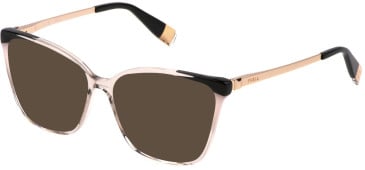 Furla VFU723V sunglasses in Clear Beige/Gold