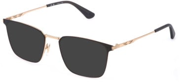 Police VPLQ70-55 sunglasses in Black/Gold