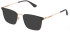Police VPLQ70-55 sunglasses in Black/Gold