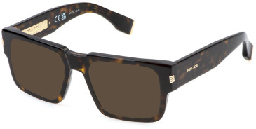 Police VPLP18 sunglasses in Shiny Dark Havana