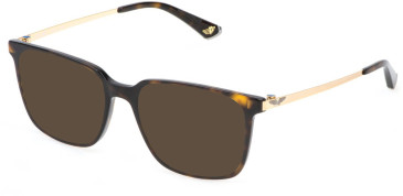 Police VPLP15-55 sunglasses in Shiny Dark Havana