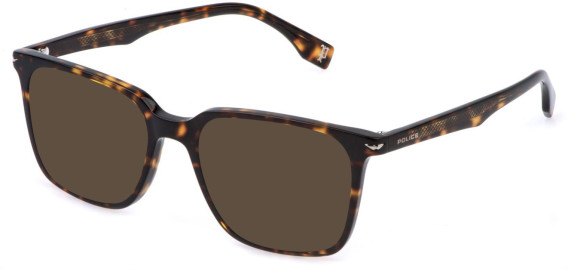 Police VPLG73E-51 sunglasses in Shiny Brown/Havana