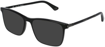 Police VPL953-57 sunglasses in Shiny Black