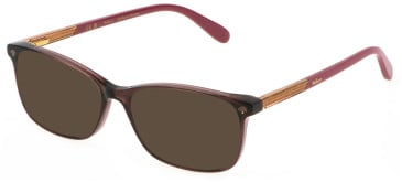 Mulberry VML218 sunglasses in Shiny Clear Purple