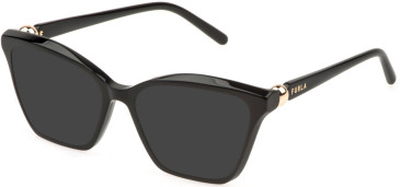 Furla VFU876 sunglasses in Shiny Black