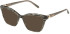 Furla VFU876 sunglasses in Striped Grey