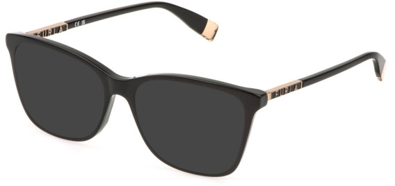 Furla VFU874 sunglasses in Shiny Black
