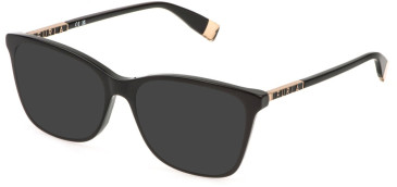 Furla VFU874 sunglasses in Shiny Black