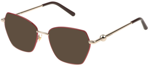 Furla VFU871 sunglasses in Shiny Gold/Red
