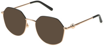 Furla VFU870 sunglasses in Shiny Copper Gold/Black