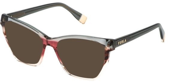 Furla VFU868V sunglasses in Grey Gradient Pink