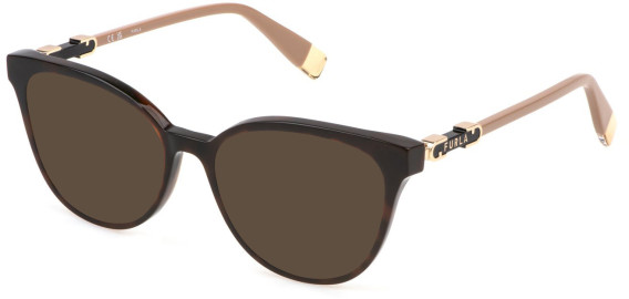 Furla VFU832-52 sunglasses in Shiny Dark Havana