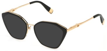 Furla VFU831 sunglasses in Black/Rose Gold