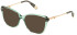 Furla VFU830 sunglasses in Clear Green/Gold