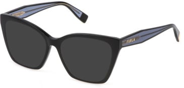 Furla VFU828 sunglasses in Shiny Black