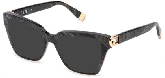 Furla VFU826 sunglasses in Shiny Black Mother Of Pearl