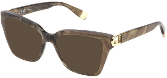 Furla VFU826 sunglasses in Shiny Pearly Brown